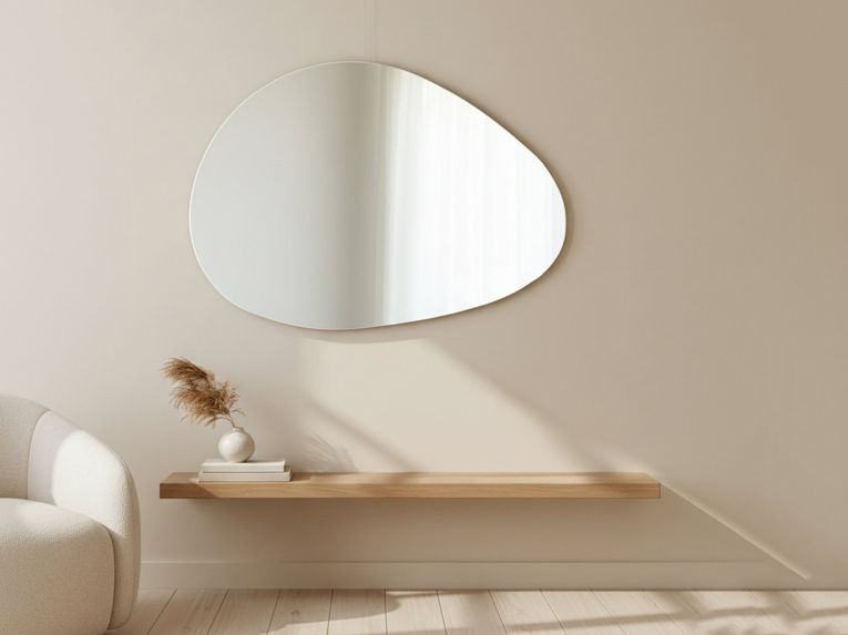 Specchio bianco 76x50h cm - Nogaredo