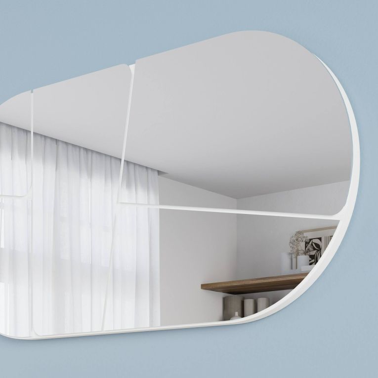 Specchio bianco 80x40h cm - Stezzano