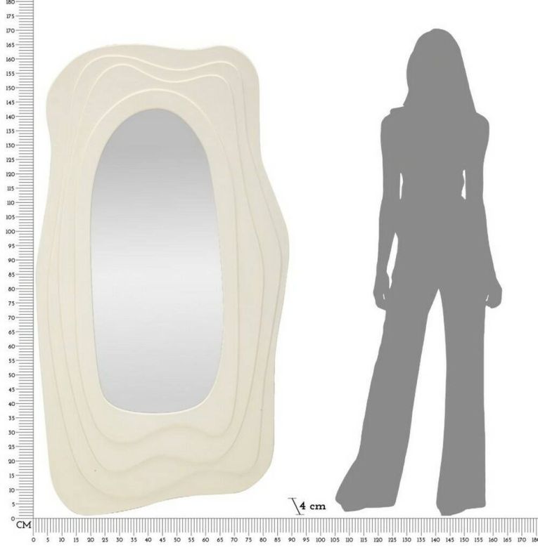 Specchio bianco 90x165h cm - Pregola