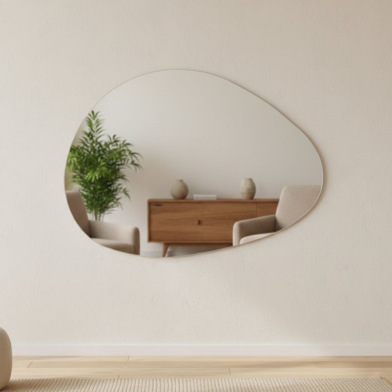 Specchio bianco 90x60h cm - Nogaredo