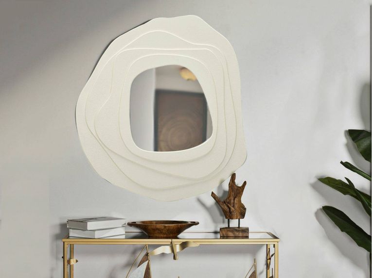 Specchio bianco 90x97h cm - Brennero