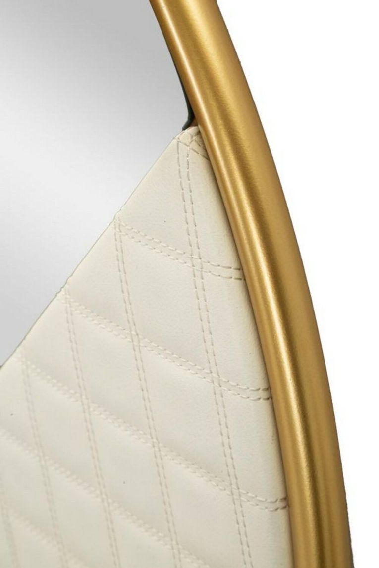 Specchio bianco e oro 80x80h cm - Bozzole