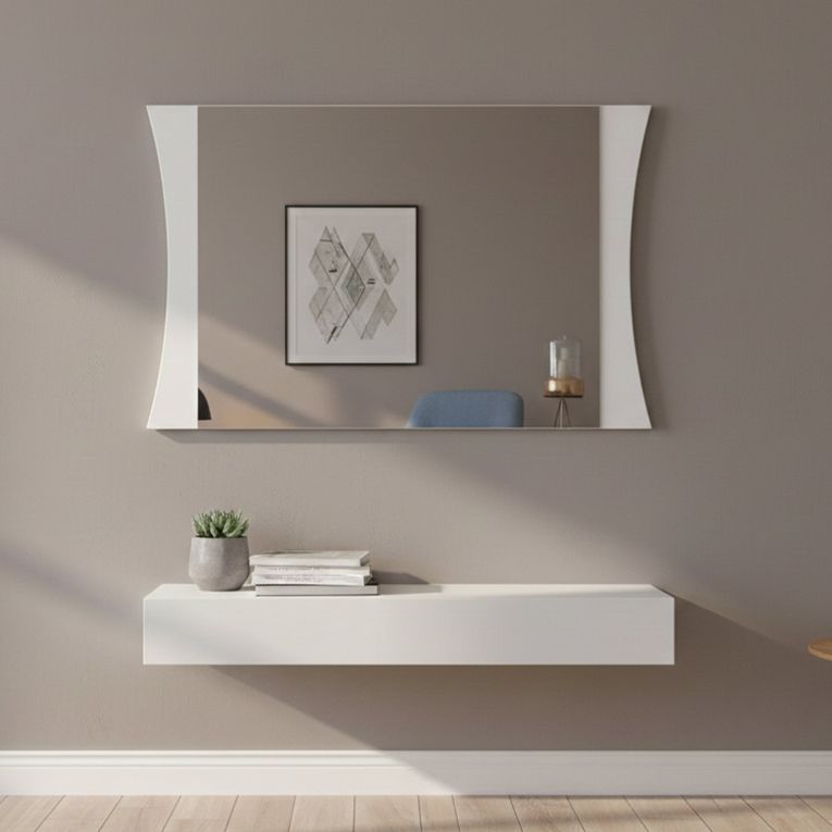 Specchio bianco lucido 110x60h cm - Frida