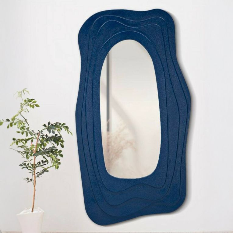 Specchio blu 90x165h cm - Pregola