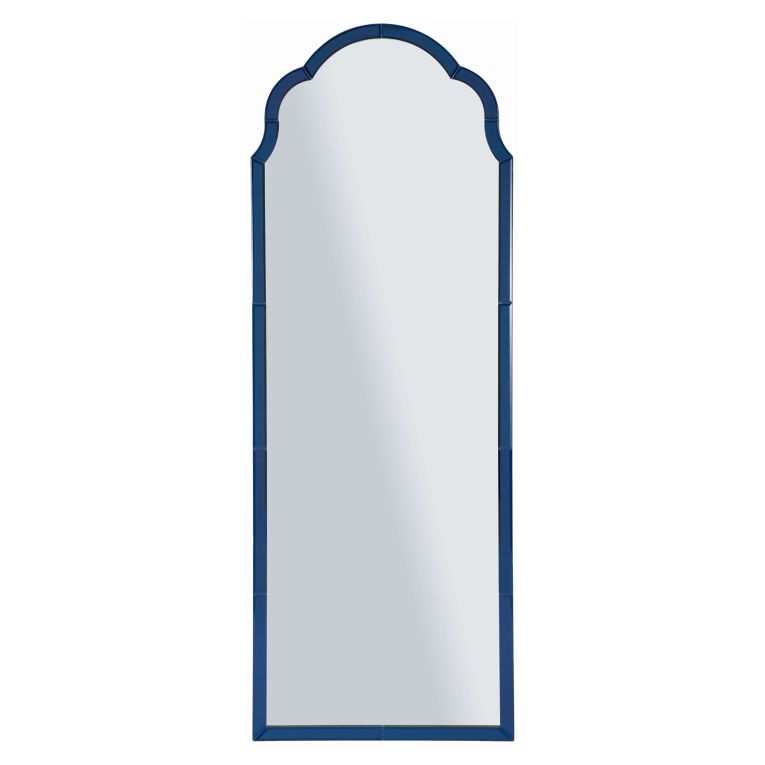 Specchio blu Trasparente Cornice Sagomata Forma Rettangolare 55x150h cm, Tipologia a Parete - Berat