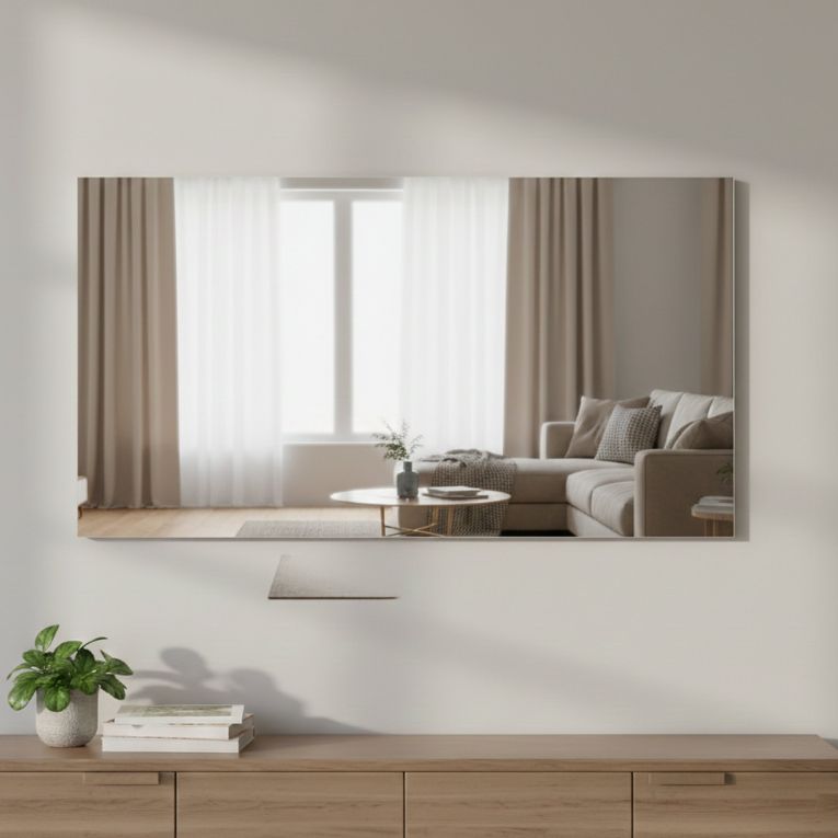 Specchio cemento 80x60h cm - Deanna