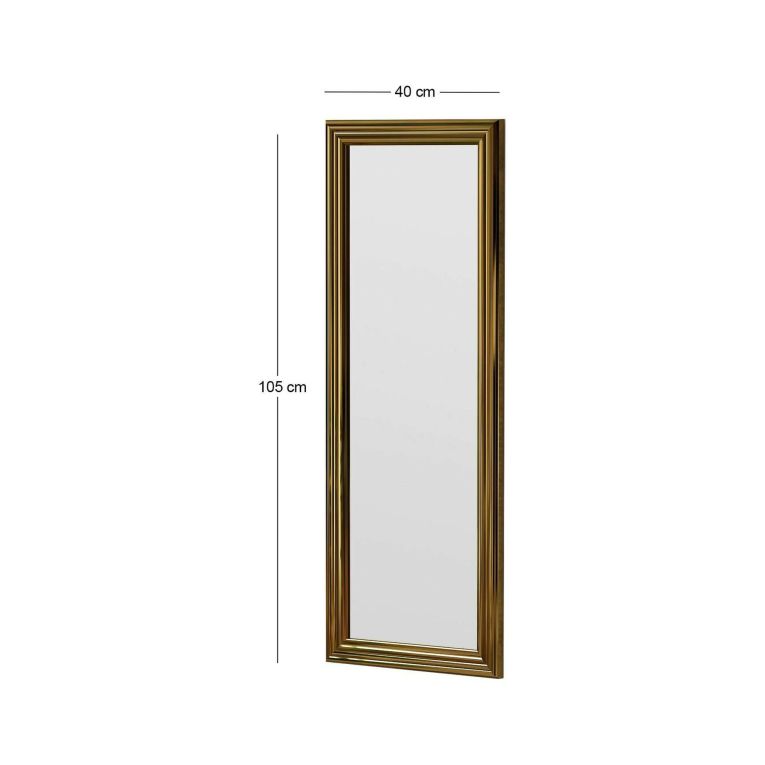 Specchio da muro oro 40x105h cm - Lina