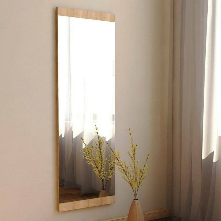 Specchio da parete rovere 40x120h cm - Fiammetta