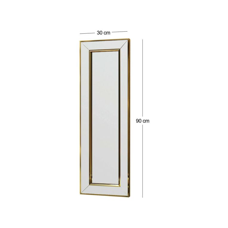 Specchio elegante oro 30x90h cm - Auron