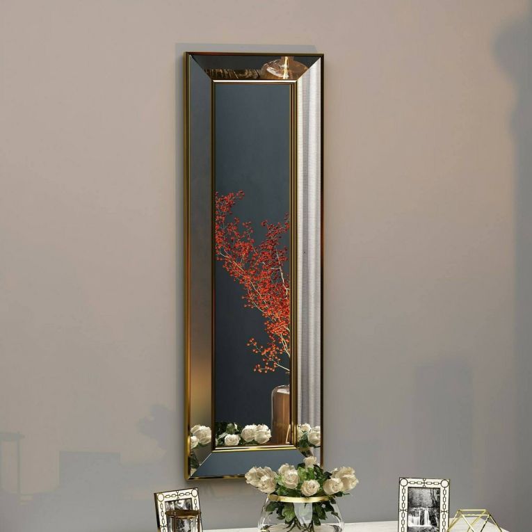Specchio elegante oro 30x90h cm - Auron