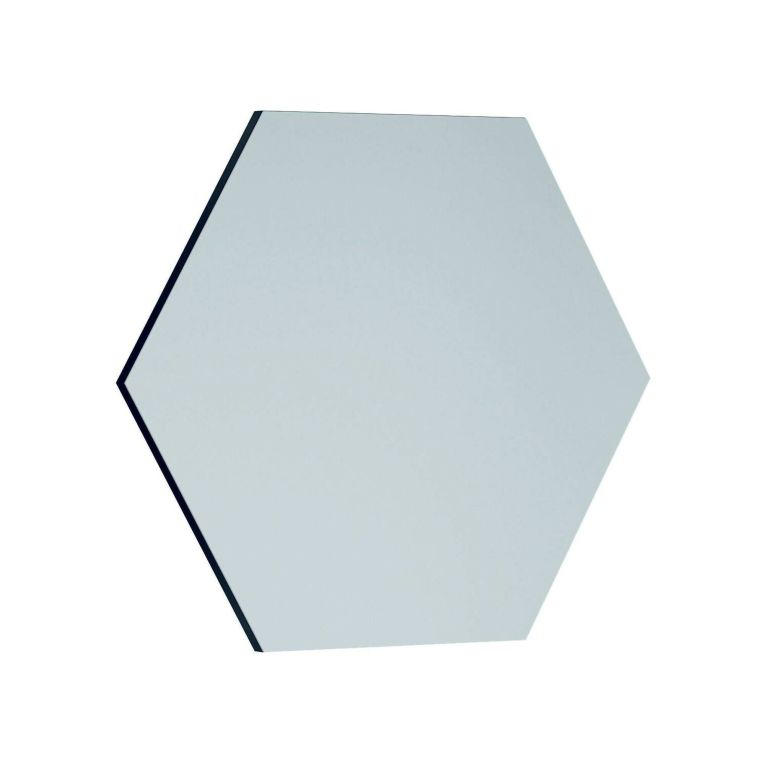 Specchio esagonale nero 70x60h cm - Kongrey