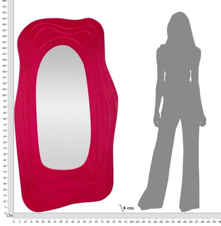 Specchio fucsia 90x165h cm - Pregola