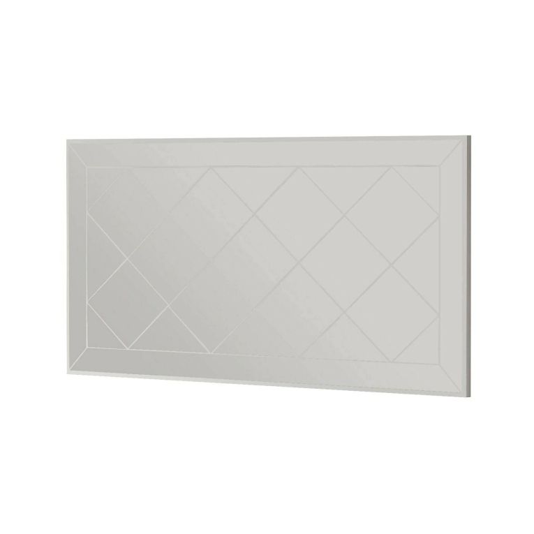 Specchio geometrico bianco 60x120h cm - Nimfa