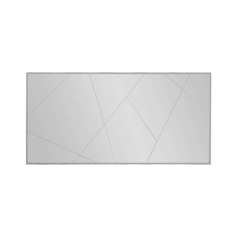 Specchio grande bianco 120x60h cm - Corallo