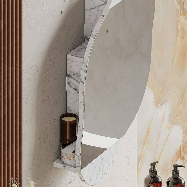 Specchio grigio 60x75h cm - Asterisco