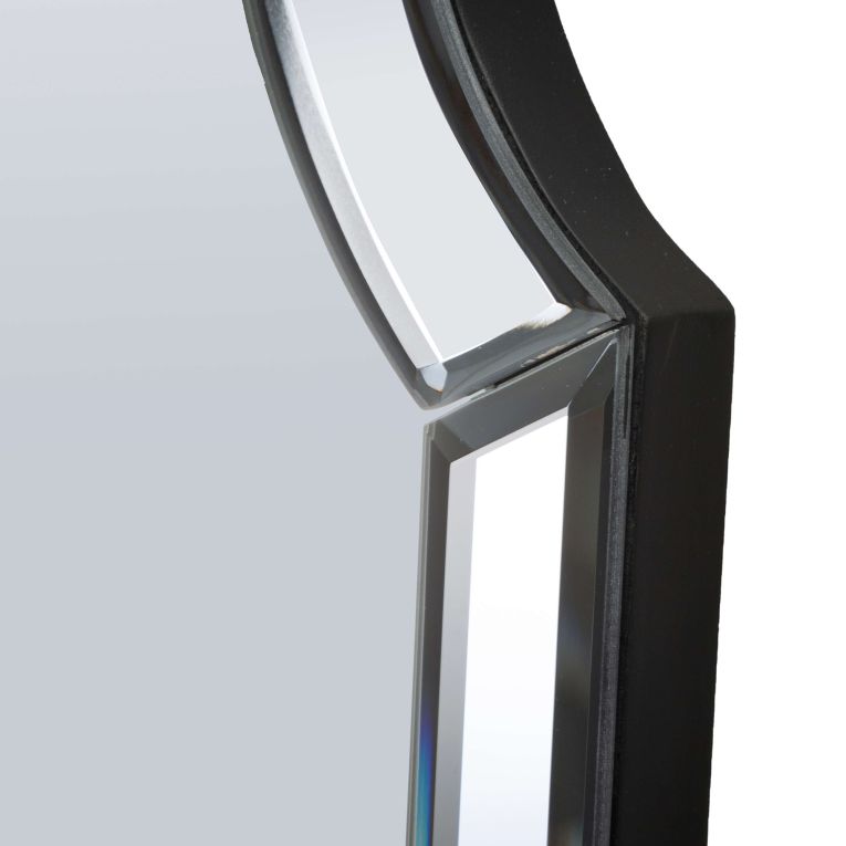 Specchio Grigio Trasparente Cornice Sagomata Forma Rettangolare 60x150h cm, Tipologia a Parete - Dadahani