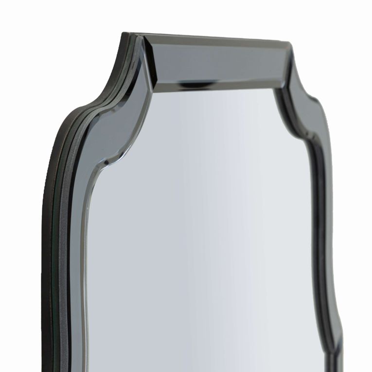 Specchio Grigio Trasparente Cornice Sagomata Forma Rettangolare 60x90h cm, Tipologia a Parete - Jajce