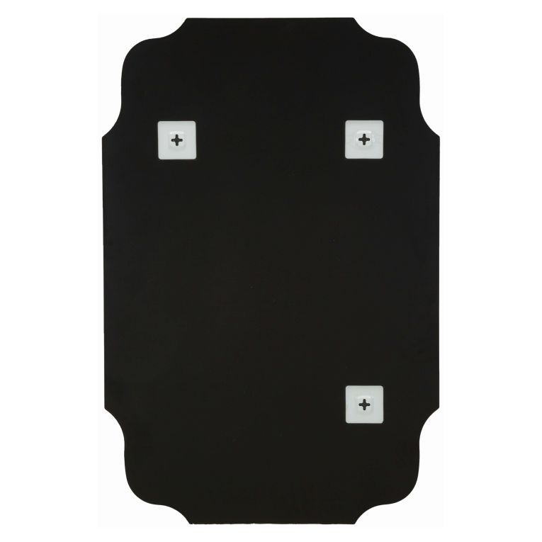 Specchio Grigio Trasparente Cornice Sagomata Forma Rettangolare 60x90h cm, Tipologia a Parete - Jajce