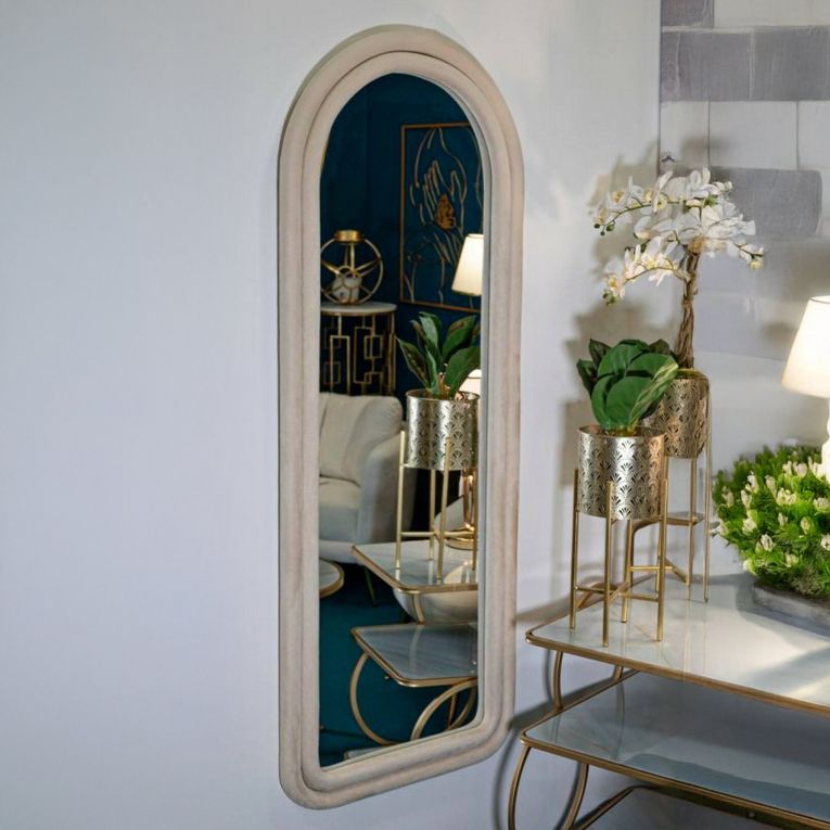 Specchio ingresso crema 60x160h cm - Segal