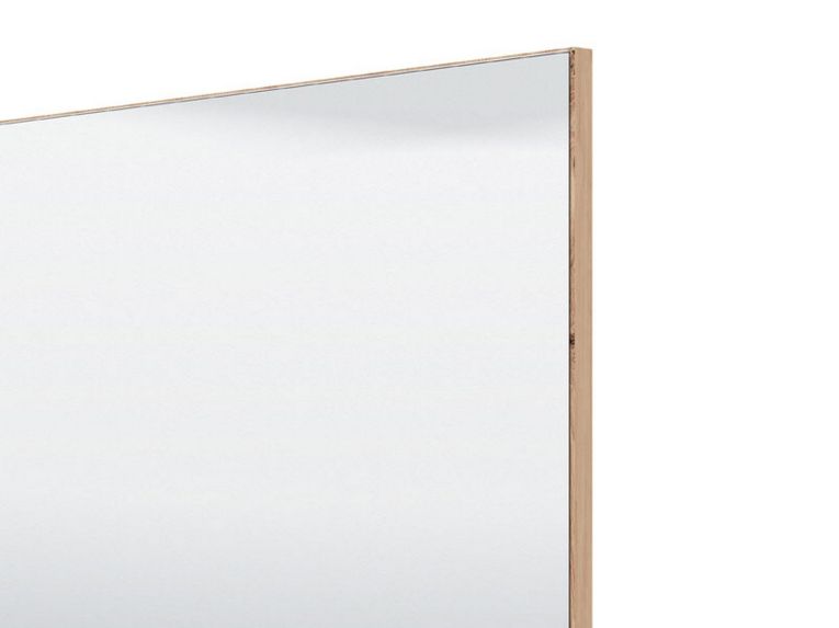 Specchio Marrone kit Fissaggio a Muro Incluso Forma Quadrato 80x80h cm - Padula