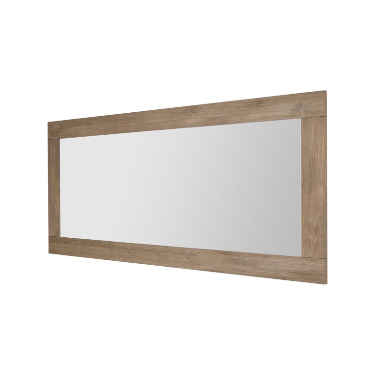 Specchio Marrone Rovere Forma Rettangolare Tipologia da Appendere 170x75h cm, Materiale Struttura in Vetro - Levanto