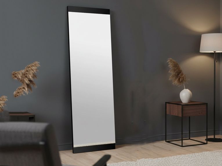 Specchio nero 120x40h cm - Fidenza