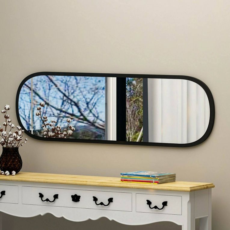 Specchio nero 40x120h cm - Korban