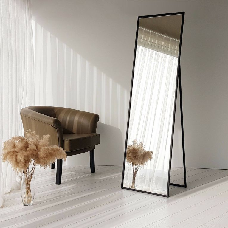 Specchio nero 50x170h cm - Ronzone