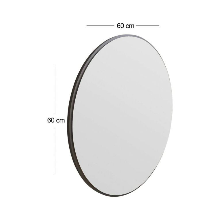 Specchio nero 60x60h cm - Adelasia