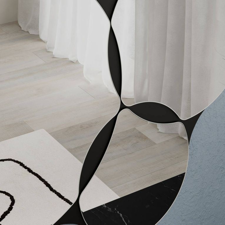 Specchio nero 75x51h cm - Nesso