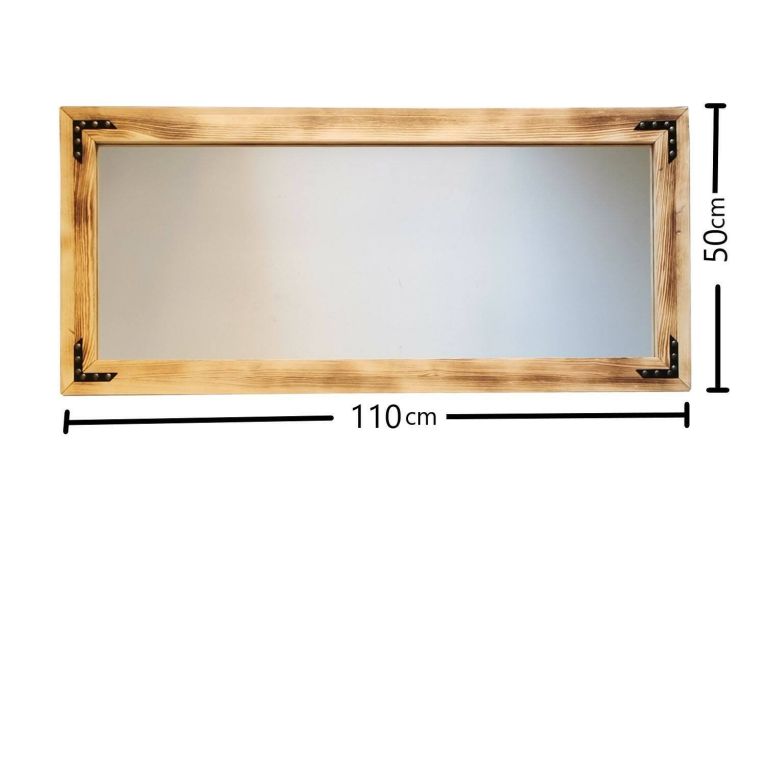 Specchio noce 110x50h cm - Verzuolo
