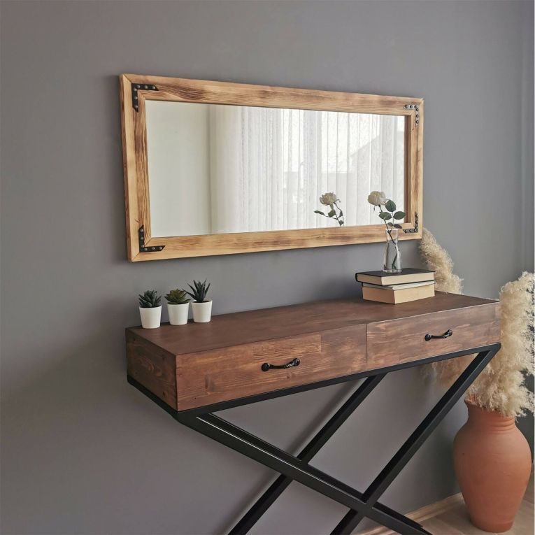 Specchio noce 110x50h cm - Verzuolo