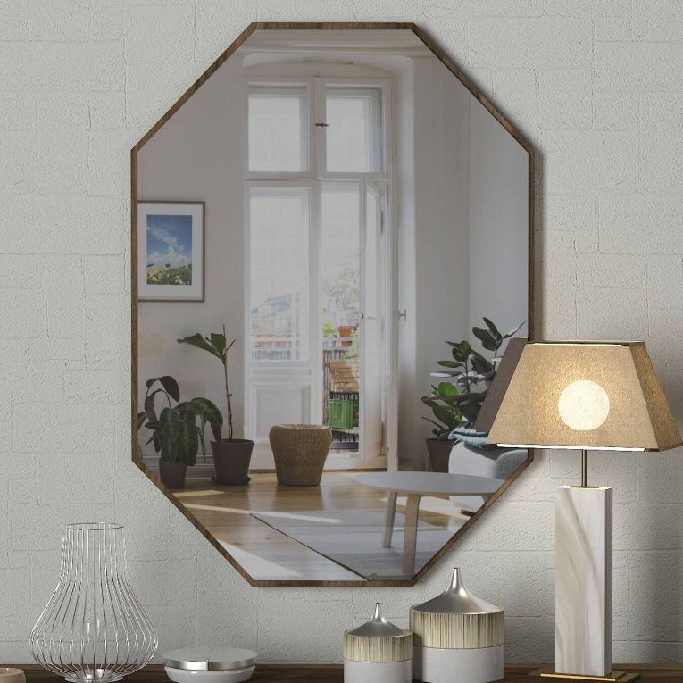 Specchio noce 45x70h cm - Giudice