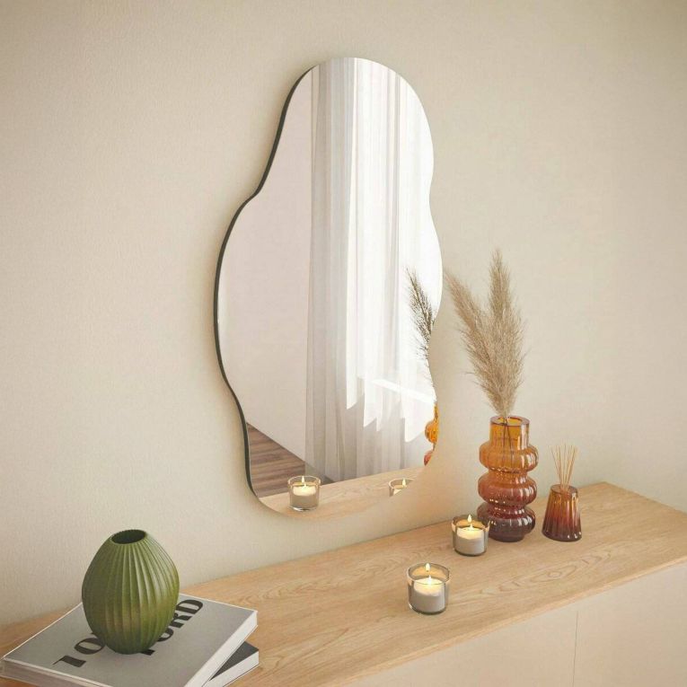 Specchio nuvola nero 40x72h cm - Saburo