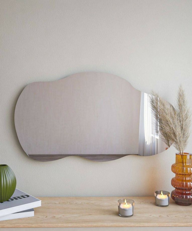 Specchio nuvola nero 40x72h cm - Saburo