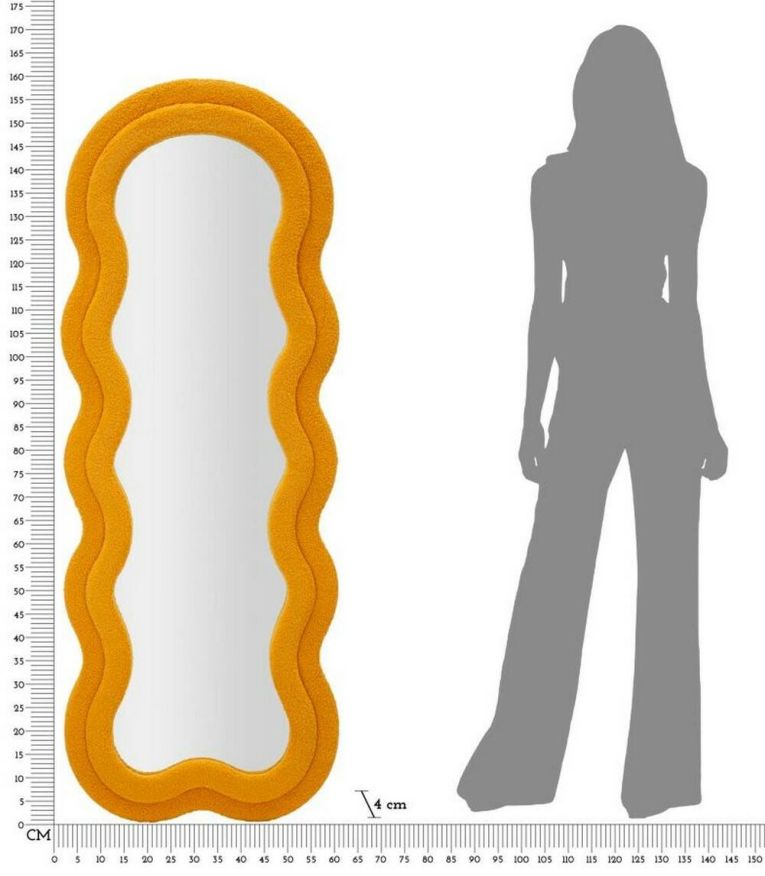 Specchio ocra 40x160h cm - Bottarone