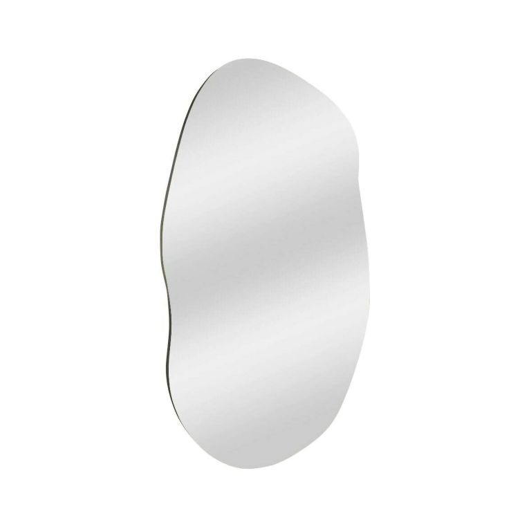 Specchio Ophelia, Specchiera, Articolo d'arredo a muro, Specchio con cornice, 52x2h89 cm, Nero