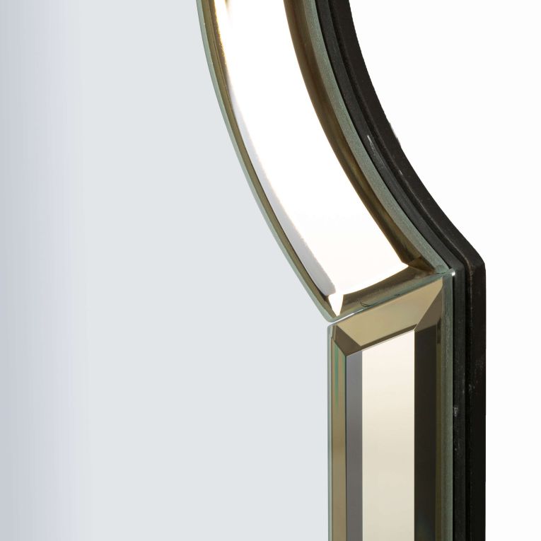 Specchio oro Trasparente Cornice Sagomata Forma Rettangolare 60x90h cm, Tipologia a Parete - Jajce