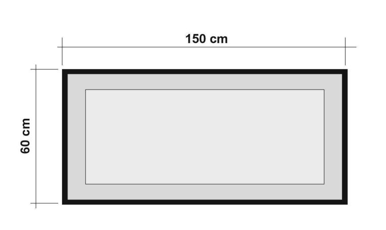 Specchio Phoenicis, Specchiera, Articolo d'arredo a muro, Decorazione con specchio, 150x2 h60 cm, Quercia e Nero