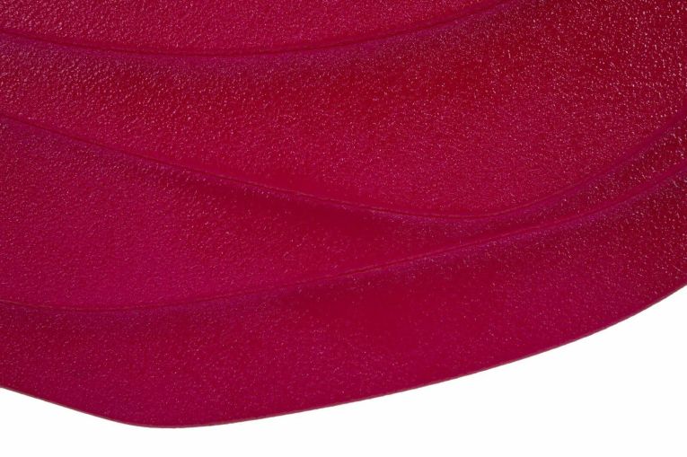 Specchio Piracicaba, Specchiera, Articolo d'arredo a muro, Decorazione con specchio, 90x4 h97 cm, Fucsia