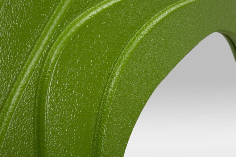 Specchio Piracicaba, Specchiera, Articolo d'arredo a muro, Decorazione con specchio, 90x4 h97 cm, Verde