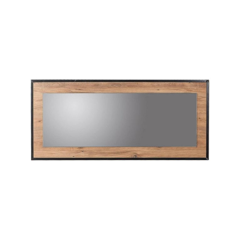 Specchio quercia e nero 110x60h cm - Piaggine