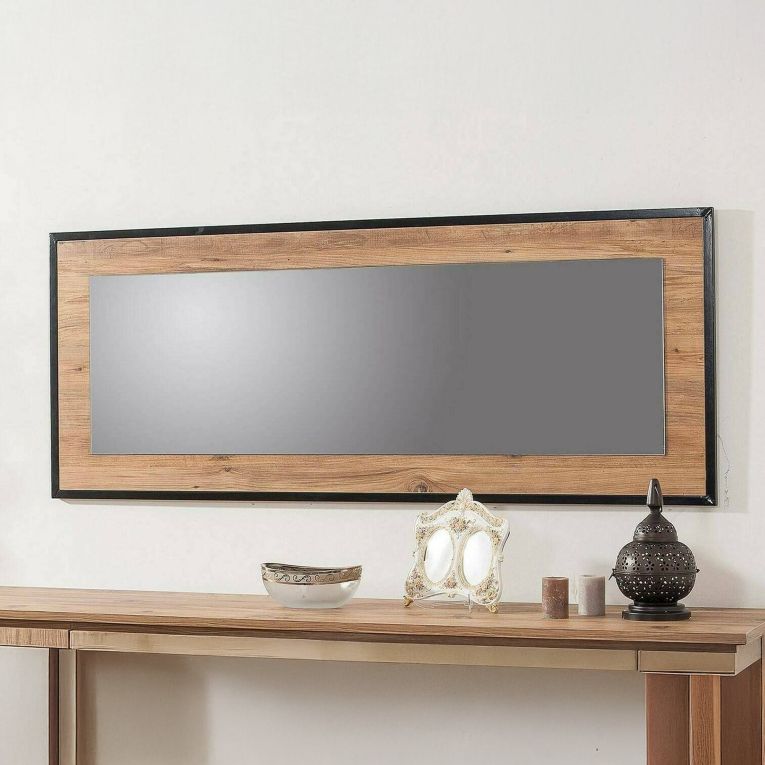 Specchio quercia e nero 150x60h cm - Piaggine