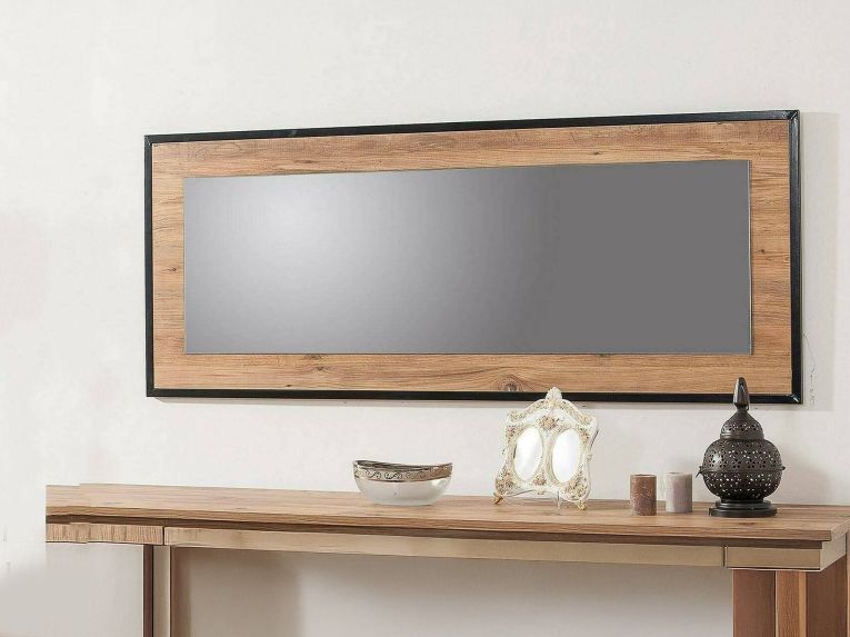 Specchio quercia e nero 150x60h cm - Piaggine