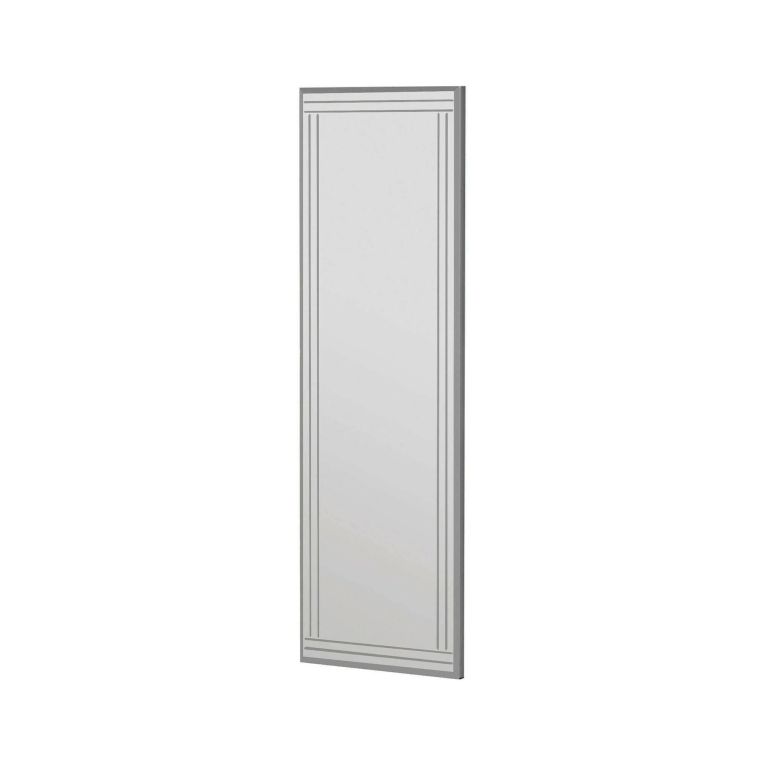 Specchio rettangolare bianco 40x120h cm - Mossano