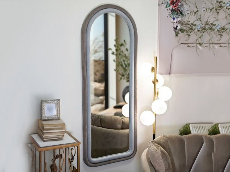 Specchio tortora e grigio 60x160h cm - Segal