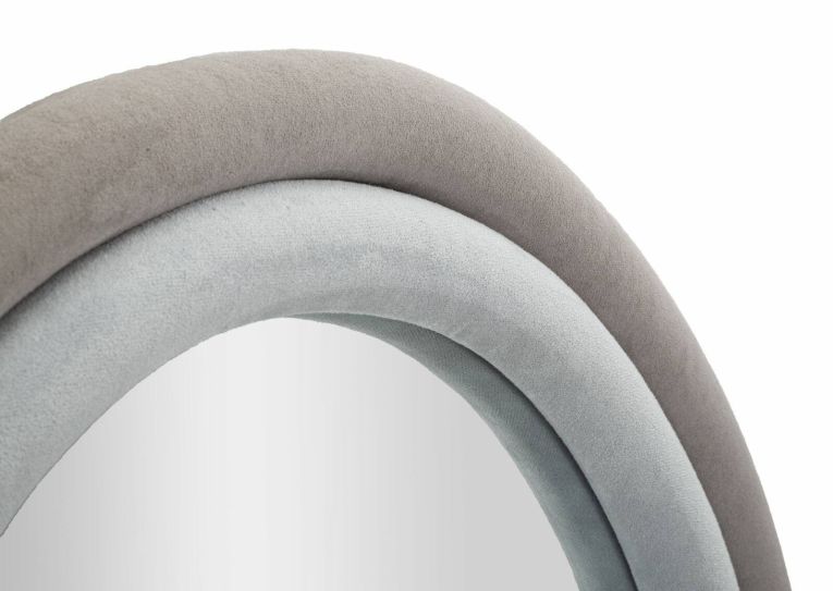 Specchio tortora e grigio 60x90h cm - Marinetti