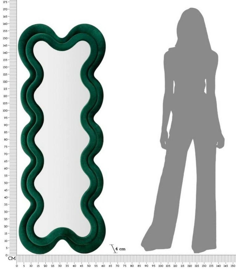 Specchio verde 58x160h cm - Lari