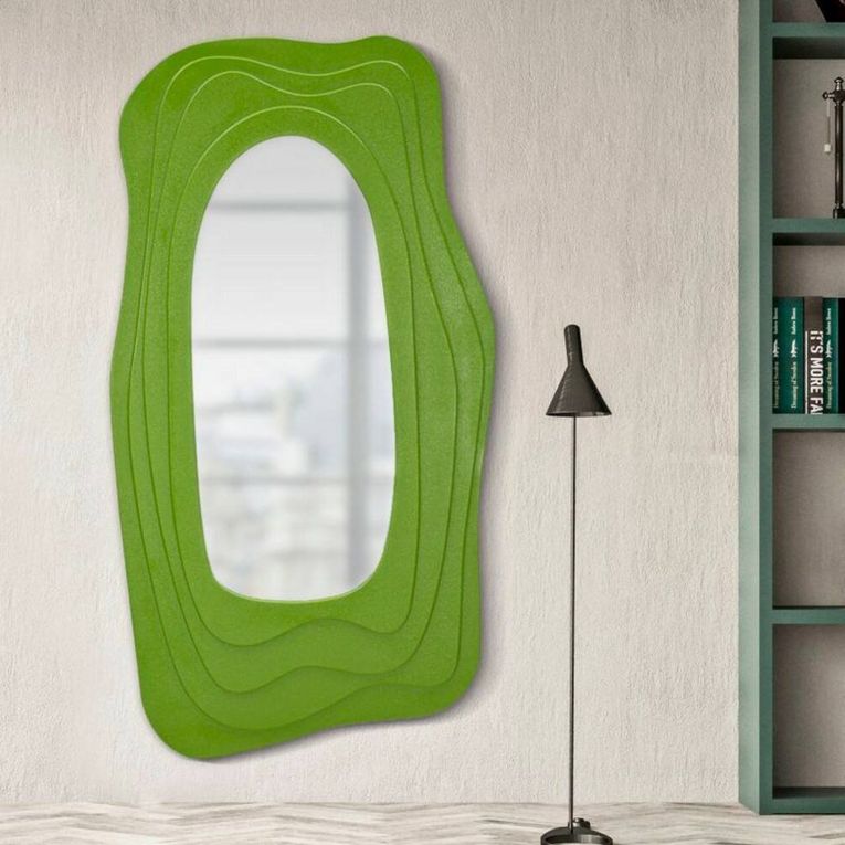 Specchio verde 90x165h cm - Pregola