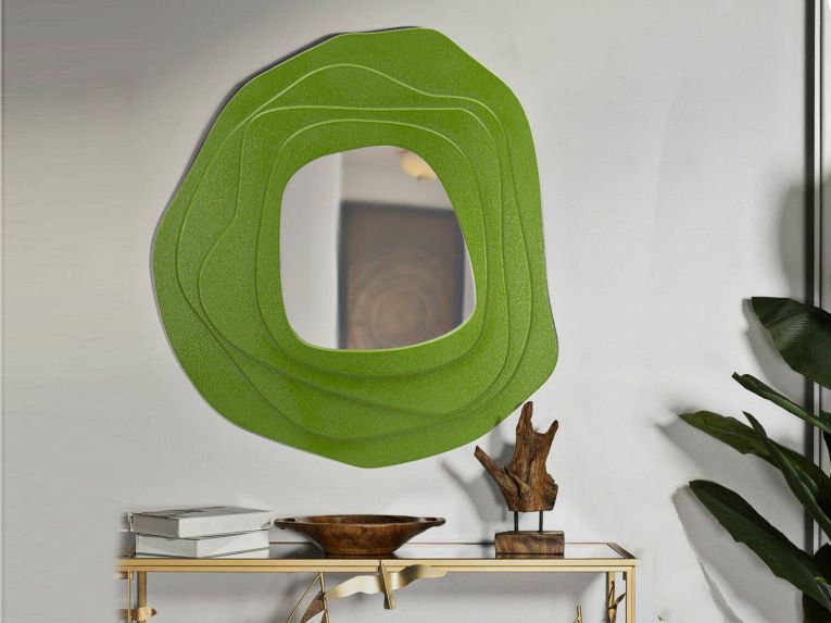 Specchio verde 90x97h cm - Brennero